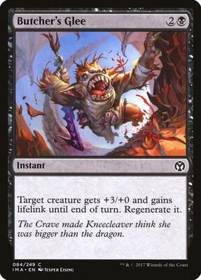 Butcher's Glee card from Iconic Masters