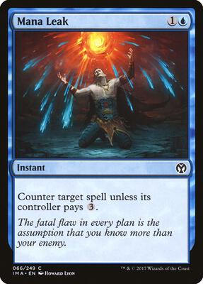 Mana Leak card from Iconic Masters