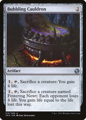 Bubbling Cauldron card from Iconic Masters