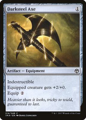 Darksteel Axe card from Iconic Masters