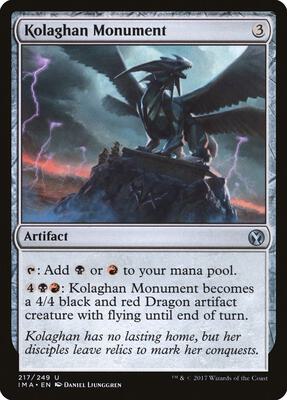 Kolaghan Monument card from Iconic Masters