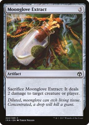 Moonglove Extract card from Iconic Masters