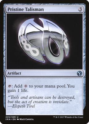 Pristine Talisman card from Iconic Masters