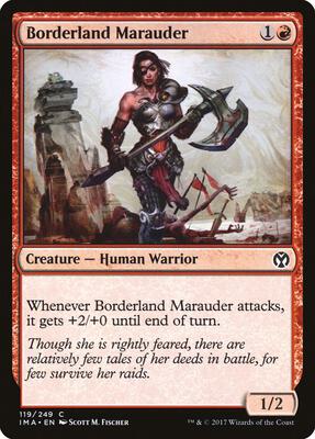 Borderland Marauder card from Iconic Masters