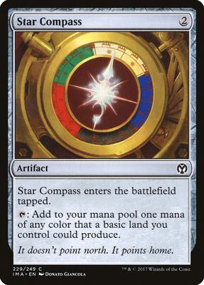 Star Compass card from Iconic Masters