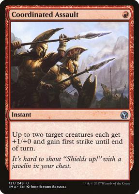 Coordinated Assault card from Iconic Masters