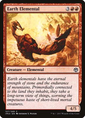 Earth Elemental card from Iconic Masters