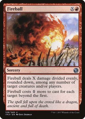 Fireball card from Iconic Masters