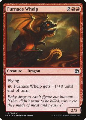Furnace Whelp card from Iconic Masters