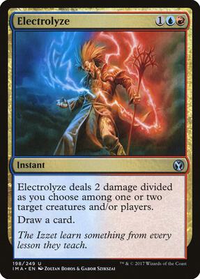 Electrolyze card from Iconic Masters