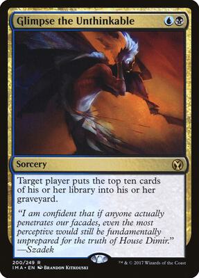 Glimpse the Unthinkable card from Iconic Masters