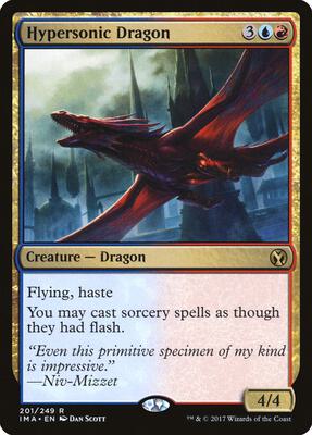 Hypersonic Dragon card from Iconic Masters