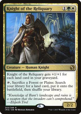 Knight of the Reliquary card from Iconic Masters