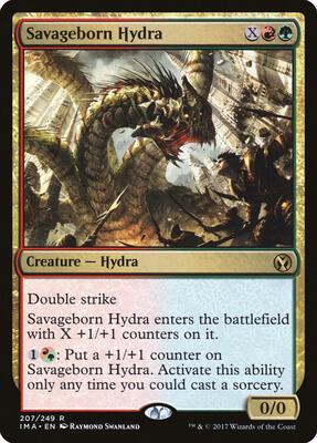 Savageborn Hydra card from Iconic Masters