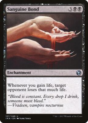 Sanguine Bond card from Iconic Masters