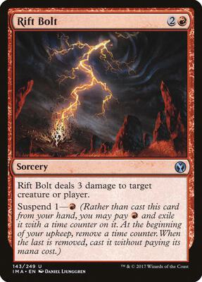 Rift Bolt card from Iconic Masters