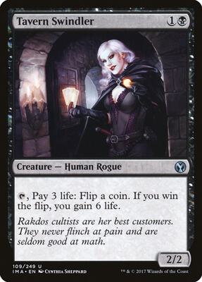 Tavern Swindler card from Iconic Masters
