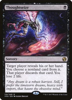 Thoughtseize card from Iconic Masters