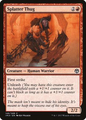 Splatter Thug card from Iconic Masters