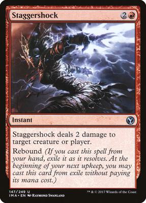 Staggershock card from Iconic Masters
