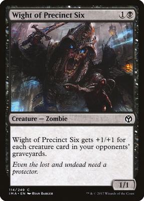 Wight of Precinct Six card from Iconic Masters