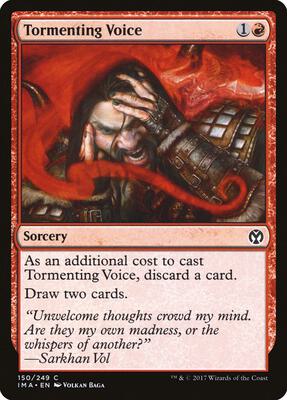 Tormenting Voice card from Iconic Masters