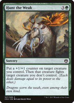 Hunt the Weak card from Iconic Masters
