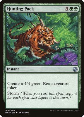 Hunting Pack card from Iconic Masters
