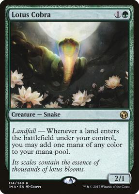 Lotus Cobra card from Iconic Masters