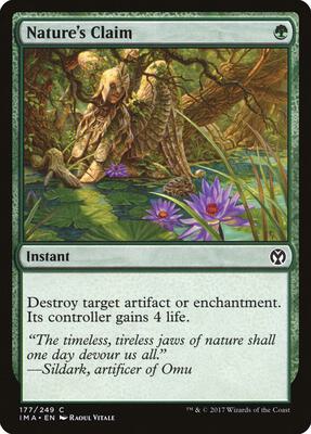 Nature's Claim card from Iconic Masters
