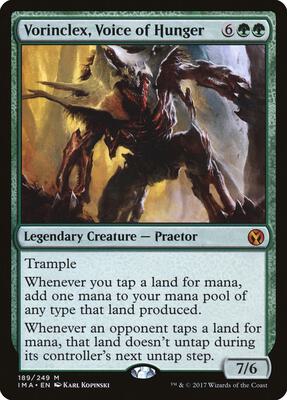 Vorinclex, Voice of Hunger card from Iconic Masters