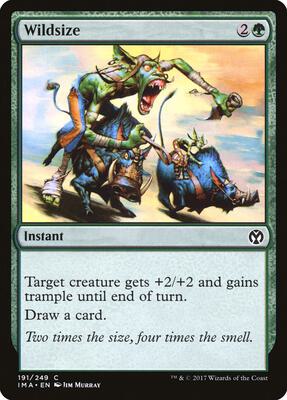 Wildsize card from Iconic Masters