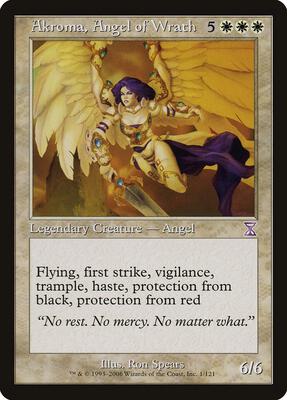Akroma, Angel of Wrath card from Timeshifted
