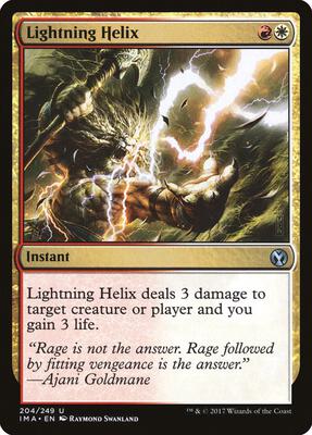 Lightning Helix card from Iconic Masters