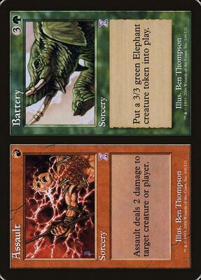 Assault // Battery card from Timeshifted