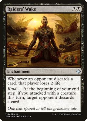 Raiders' Wake card from Ixalan