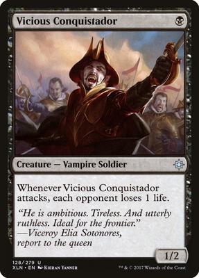Vicious Conquistador card from Ixalan