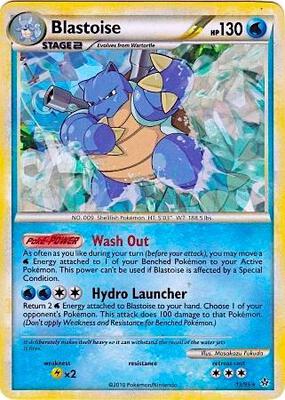 Blastoise - 13/95 (Cracked Ice Holo) card from Miscellaneous Cards & Products