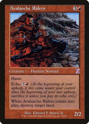 Avalanche Riders card from Timeshifted