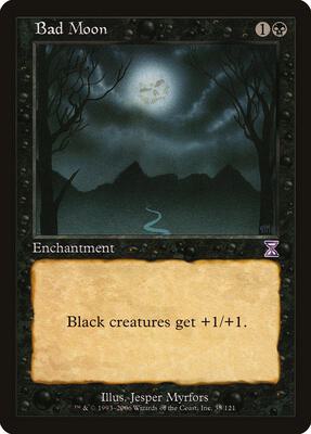 Bad Moon card from Timeshifted