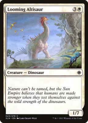 Looming Altisaur card from Ixalan