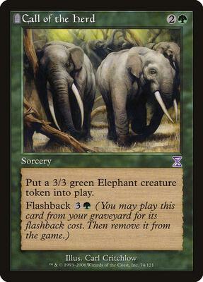 Call of the Herd card from Timeshifted