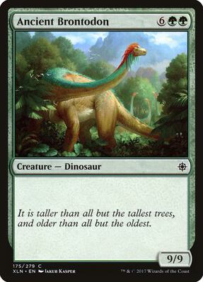 Ancient Brontodon card from Ixalan