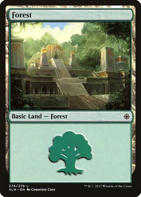 Forest (276) card from Ixalan