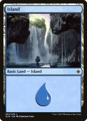 Island (264) card from Ixalan