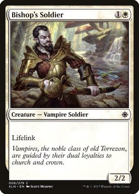 Bishop's Soldier card from Ixalan
