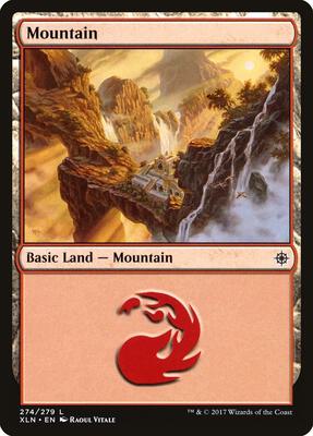 Mountain (274) card from Ixalan