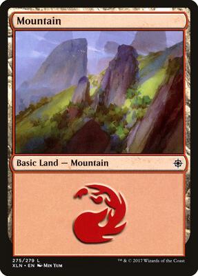 Mountain (275) card from Ixalan