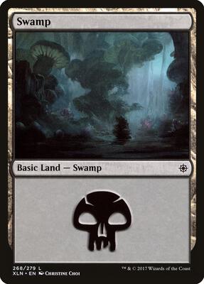 Swamp (268) card from Ixalan