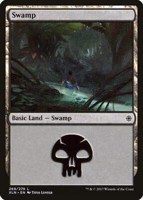 Swamp (269) card from Ixalan
